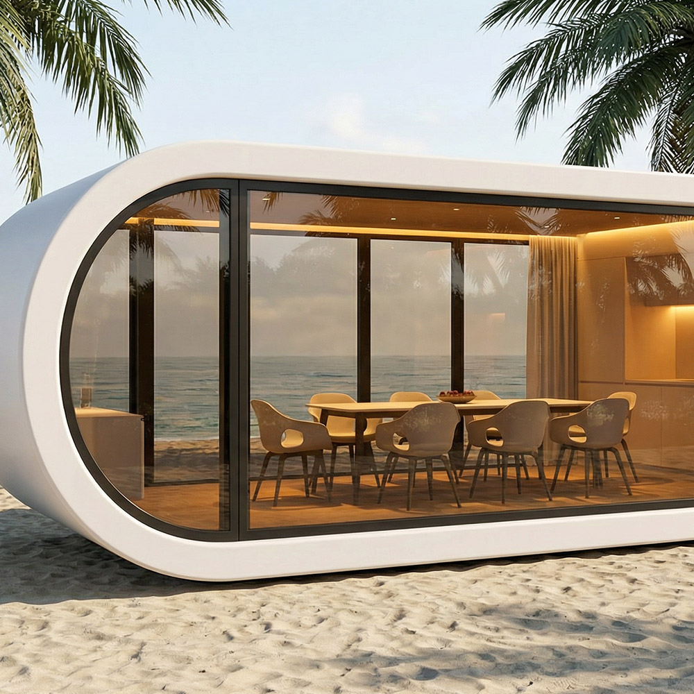 Capsula cabina Apple staccabile a strato singolo di forma irregolare