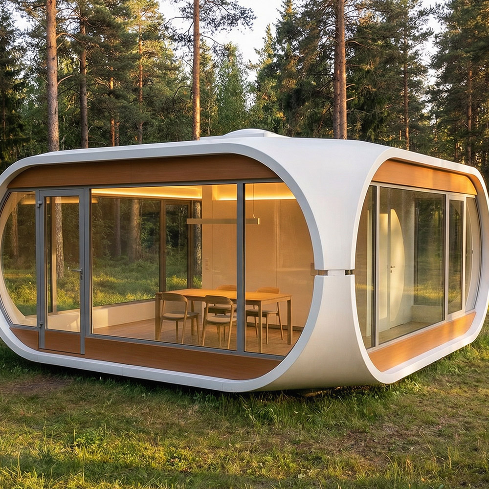 Capsula cabina Apple staccabile a strato singolo di forma irregolare