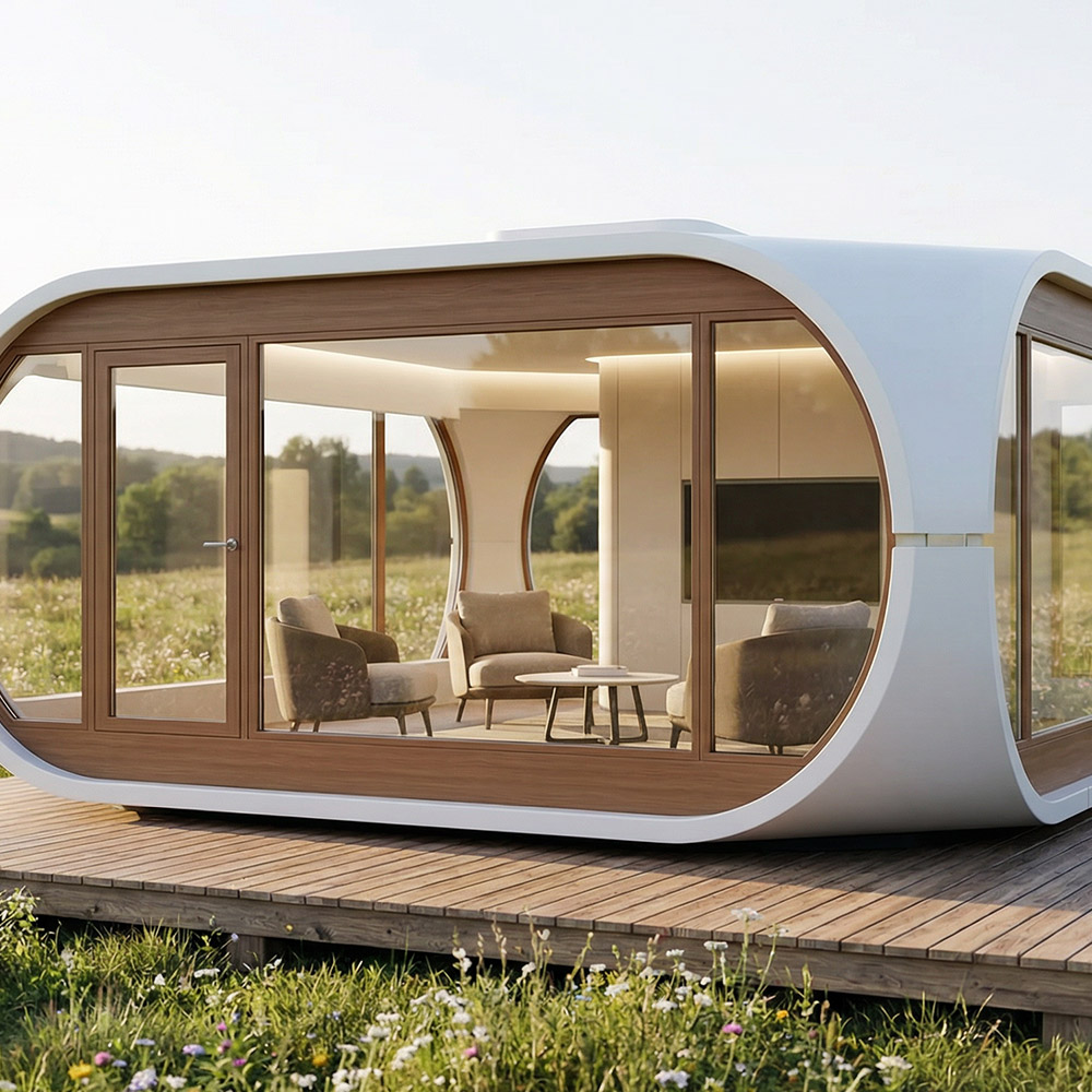 Capsula cabina Apple staccabile a strato singolo di forma irregolare