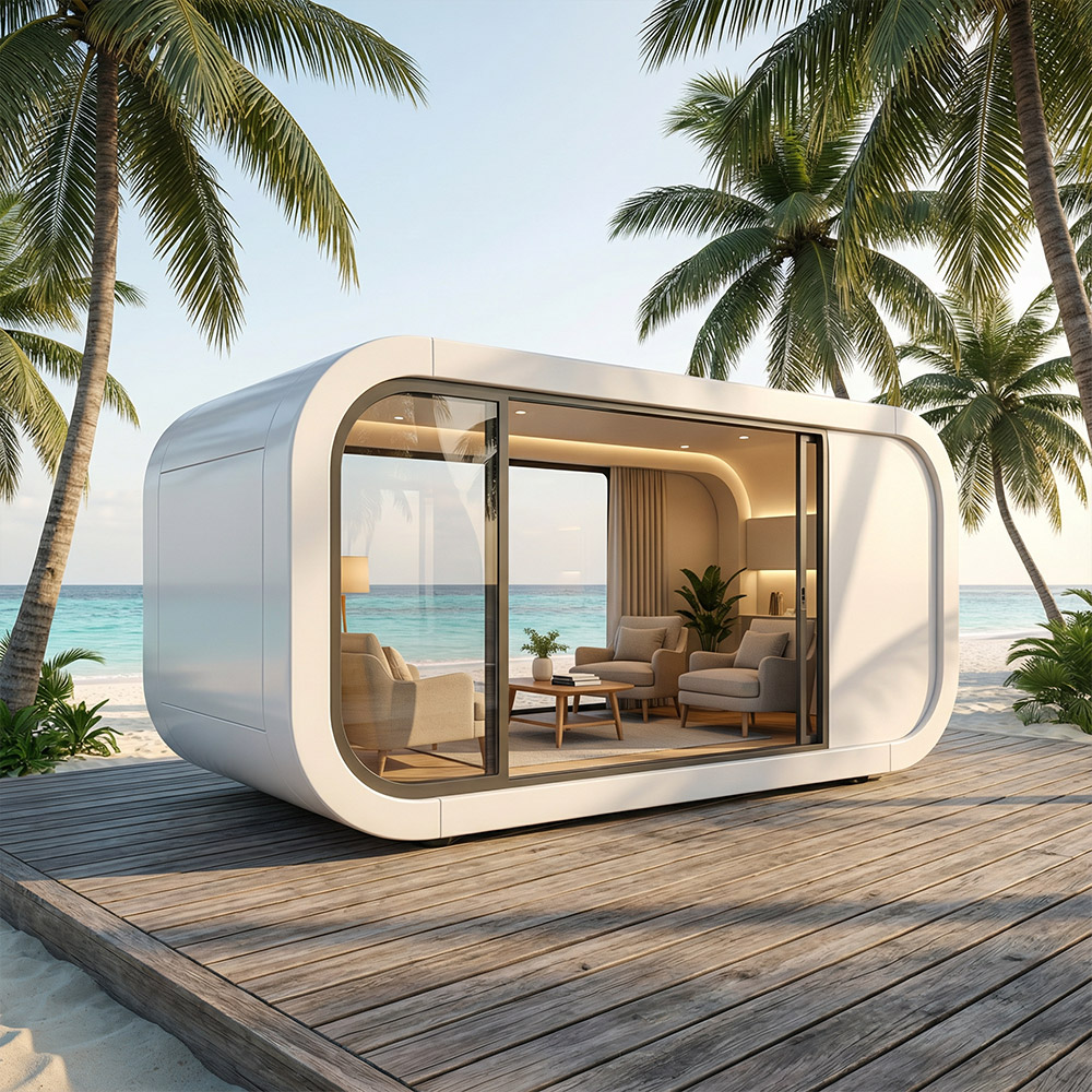 Capsula cabina Apple staccabile a strato singolo di forma irregolare