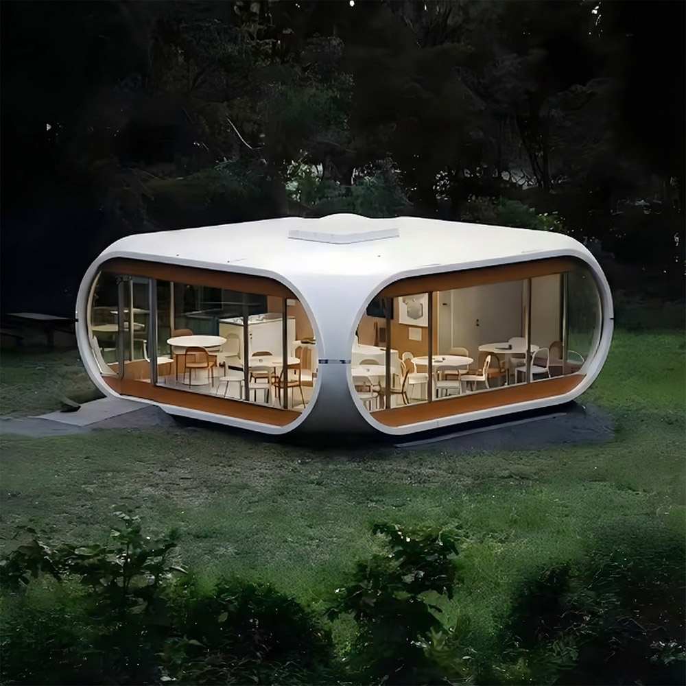 Capsula cabina Apple staccabile a strato singolo di forma irregolare