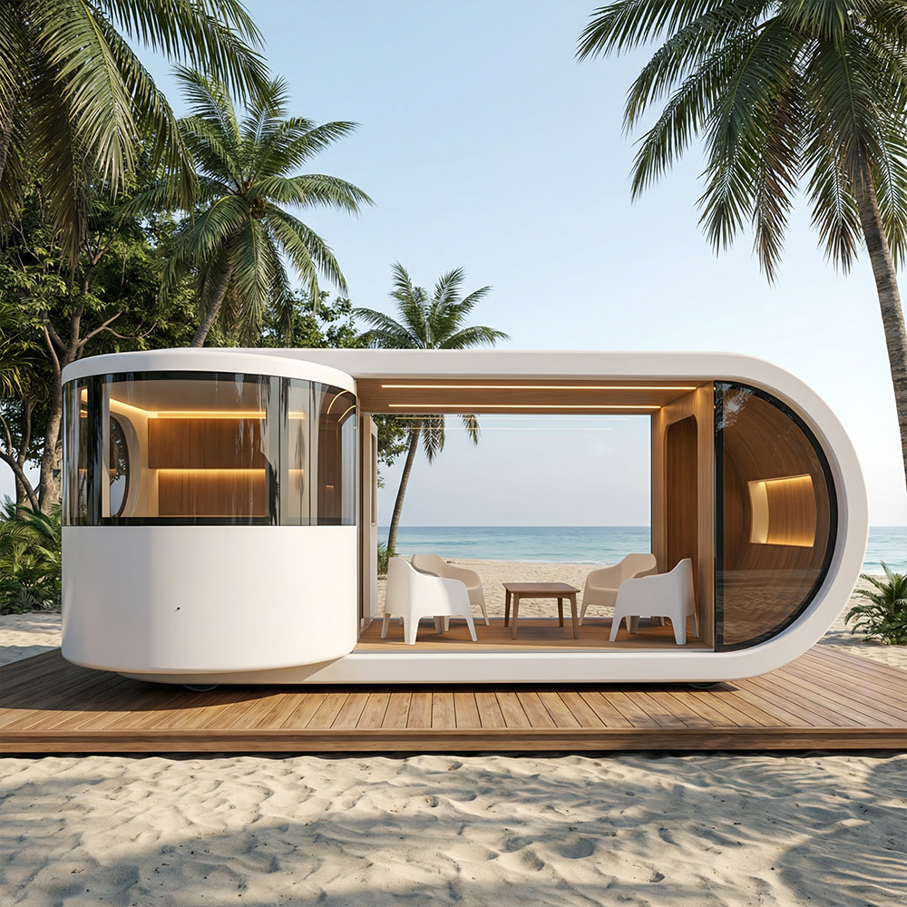 Capsula cabina Apple staccabile a strato singolo di forma irregolare
