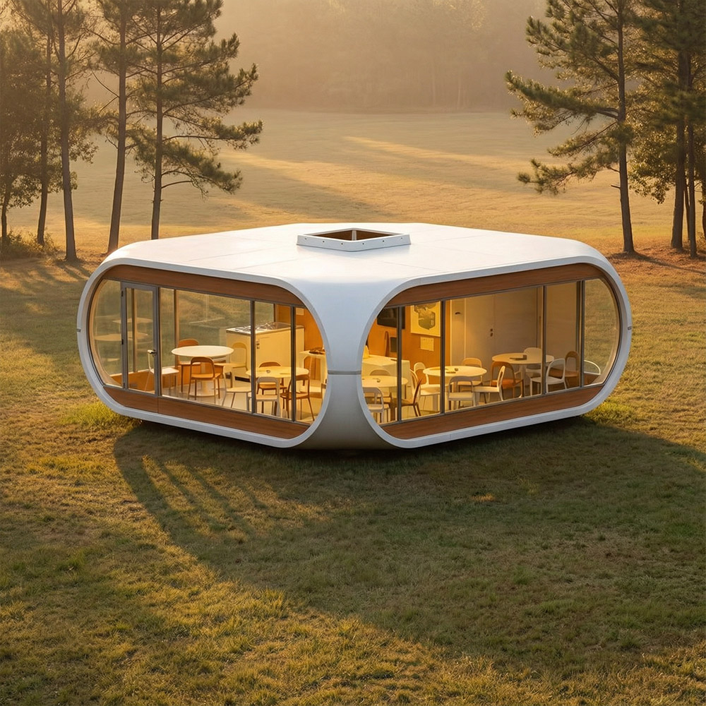 Capsula cabina Apple staccabile a strato singolo di forma irregolare