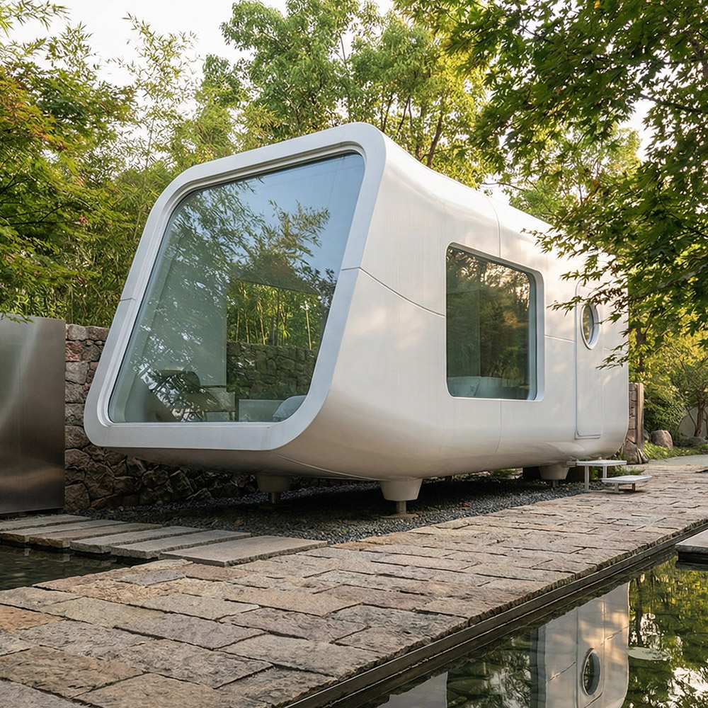 Capsula cabina Apple staccabile a strato singolo di forma irregolare