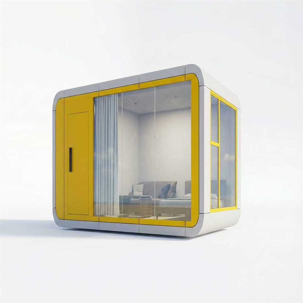Residenza mobile insonorizzata in mini capsula spaziale
