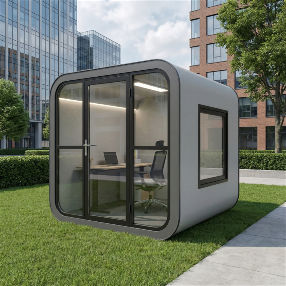 Residenza mobile insonorizzata in mini capsula spaziale
