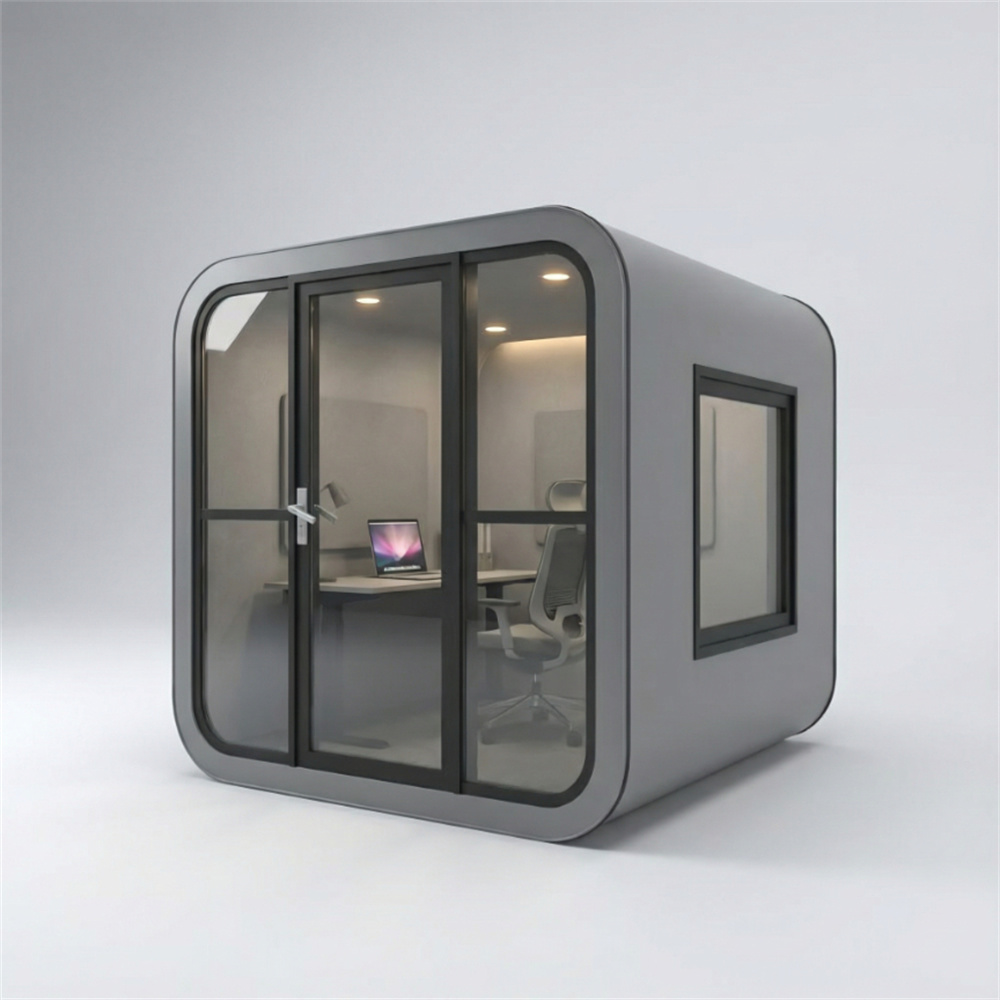 Residenza mobile insonorizzata in mini capsula spaziale
