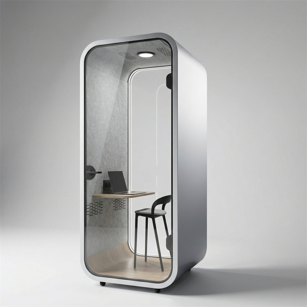 Residenza mobile insonorizzata in mini capsula spaziale