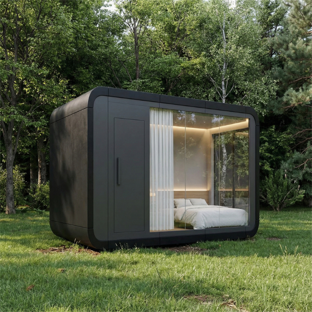 Residenza mobile insonorizzata in mini capsula spaziale
