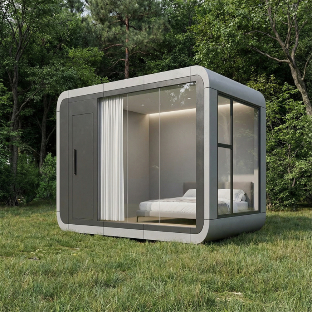 Residenza mobile insonorizzata in mini capsula spaziale