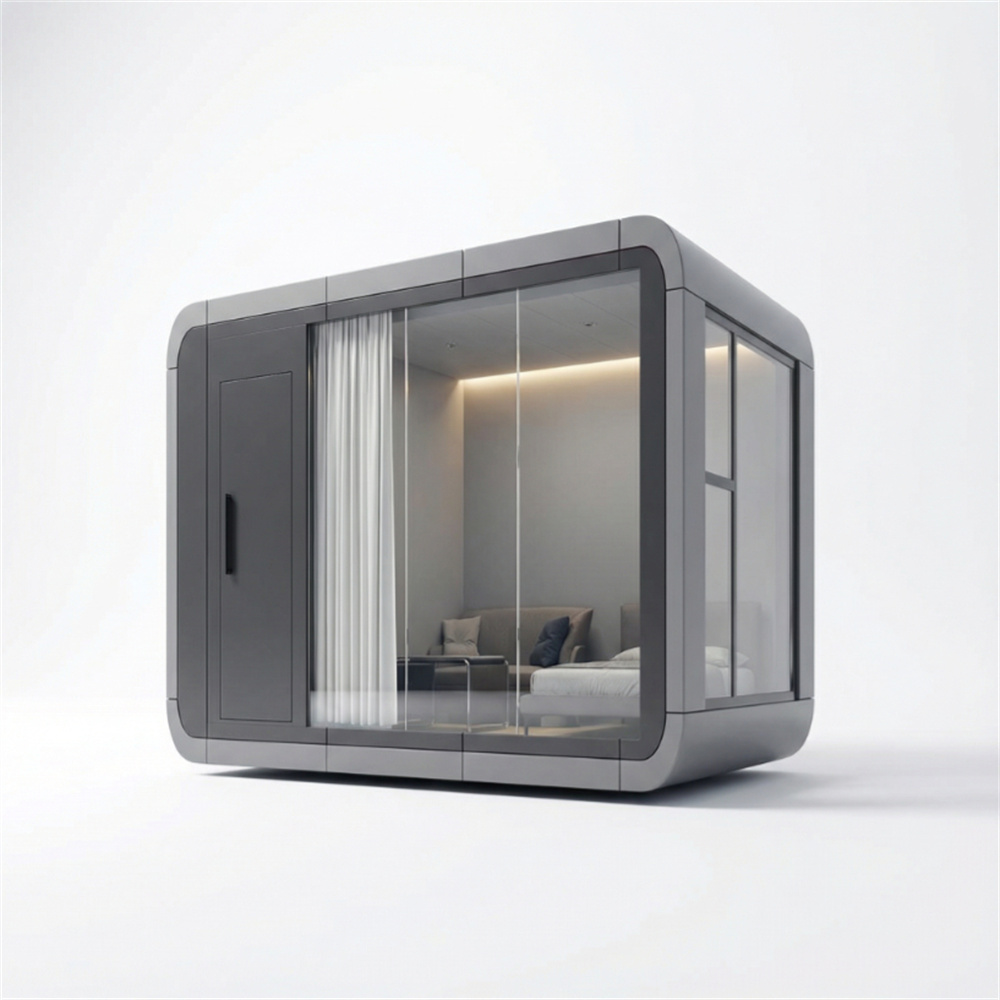 Residenza mobile insonorizzata in mini capsula spaziale
