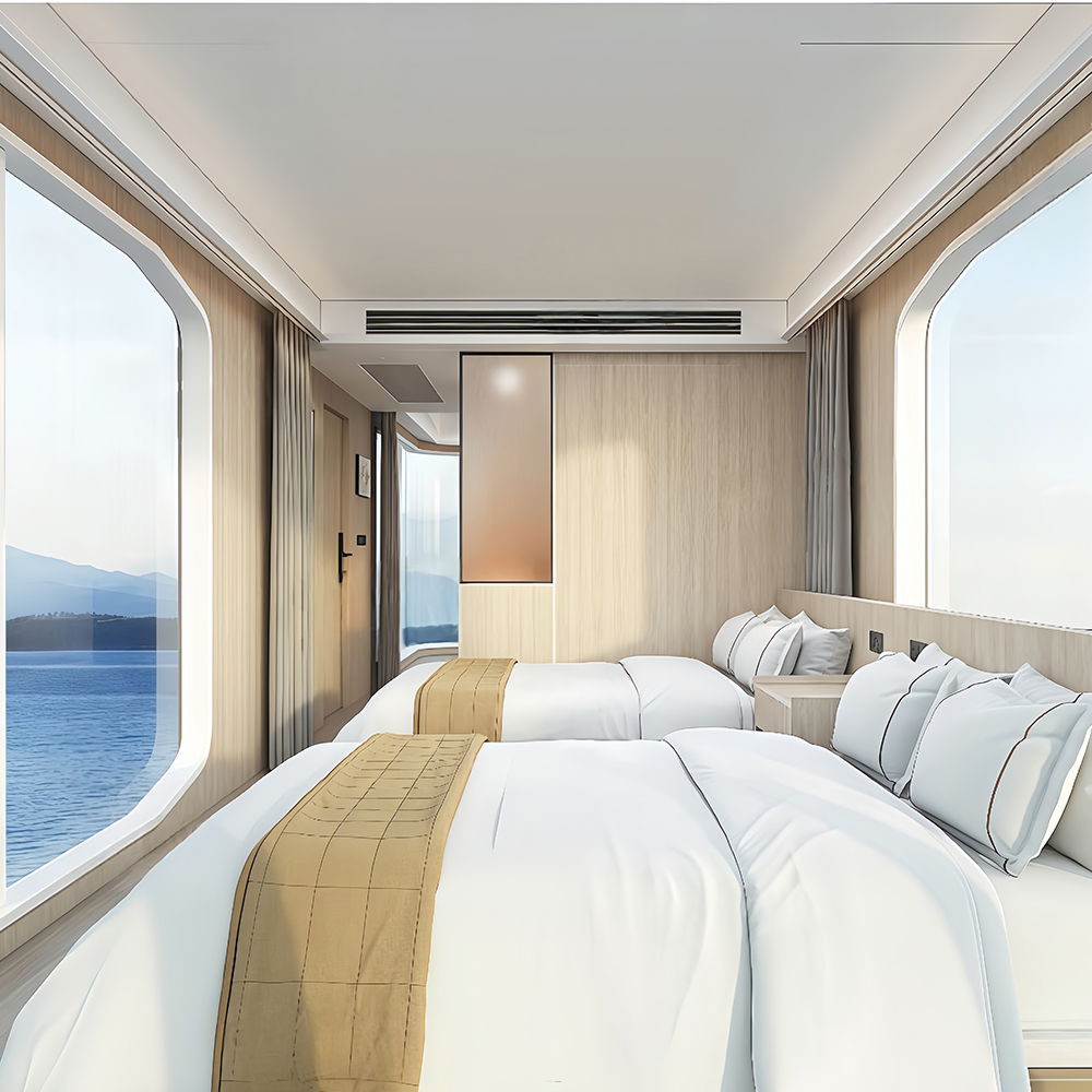 Cabine resort con capsule mobili rimovibili C5