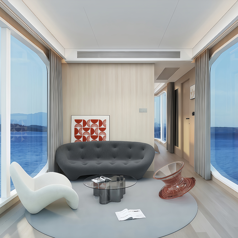 Cabine resort con capsule mobili rimovibili C5