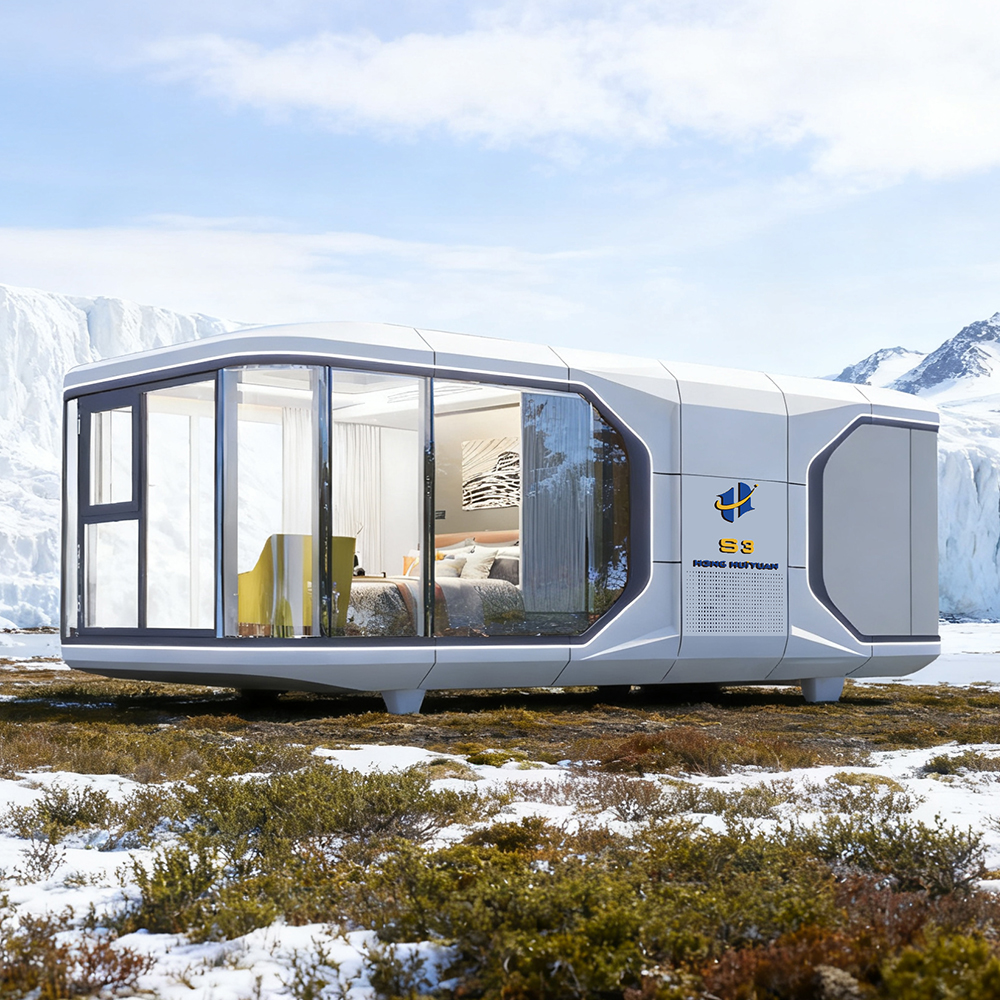 Casa capsula chiusa mobile prefabbricata S3