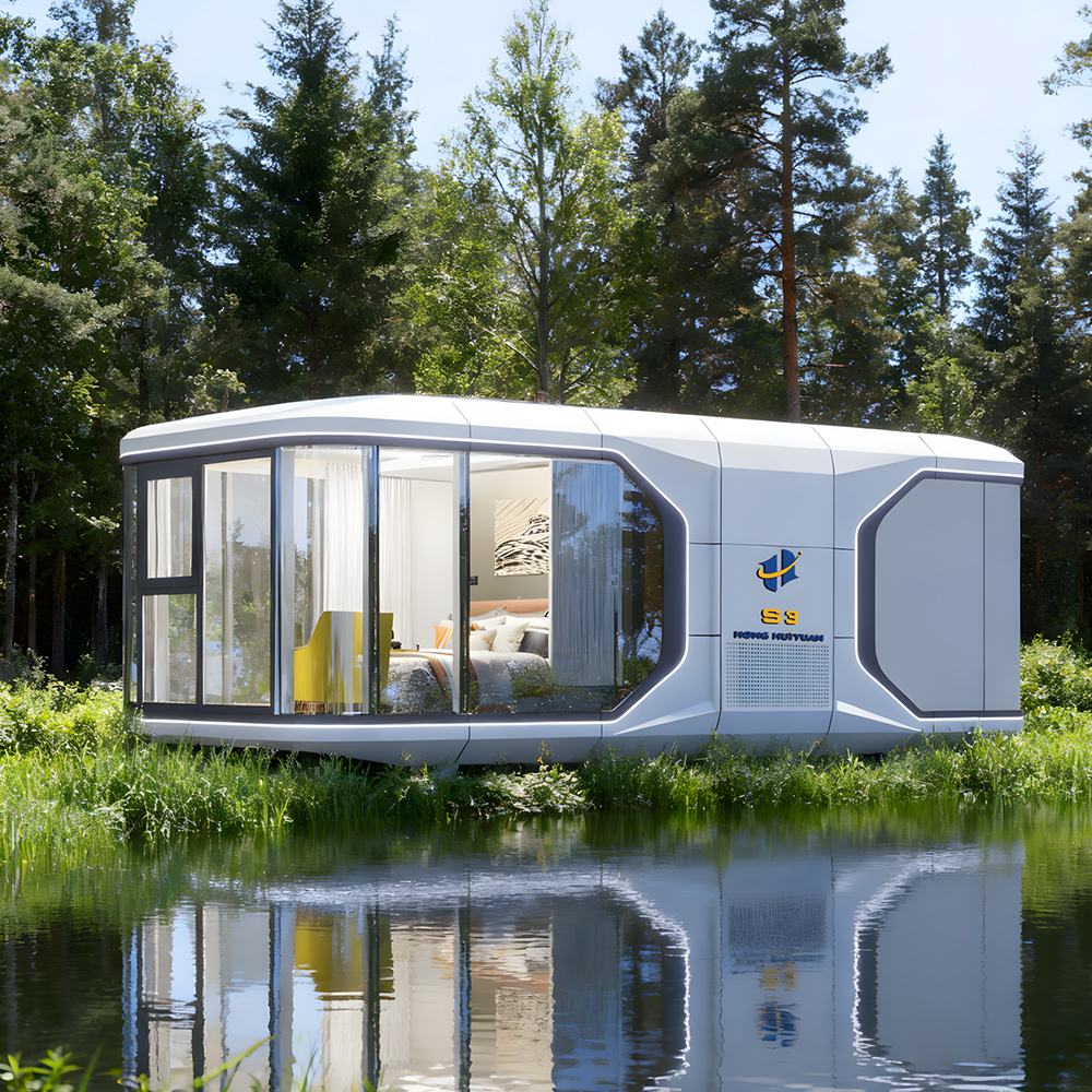 Casa capsula chiusa mobile prefabbricata S3