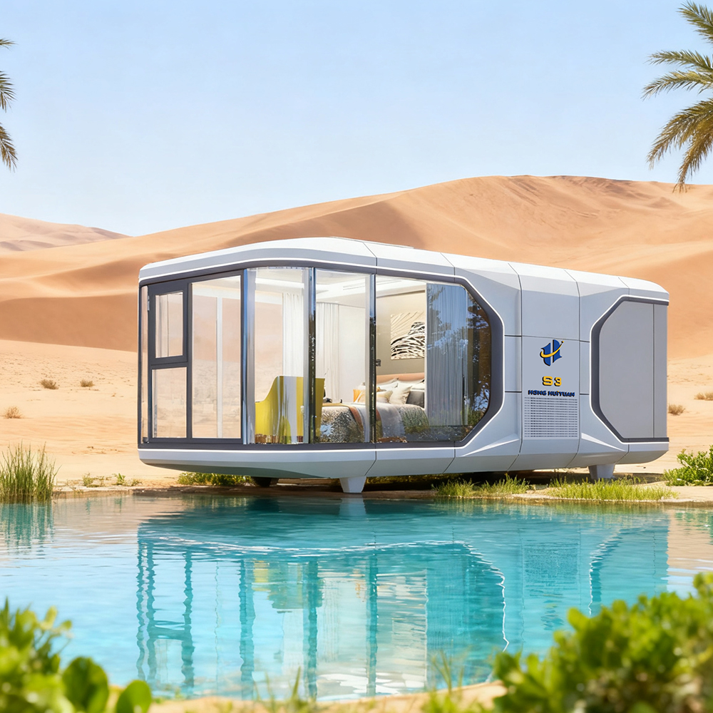 Casa capsula chiusa mobile prefabbricata S3