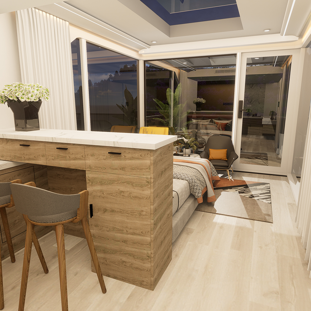 Casa modulare intelligente prefabbricata standard S3