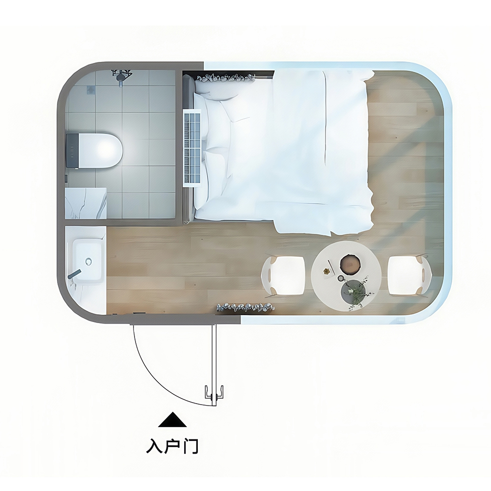Pod da campeggio paesaggistici modulari C1